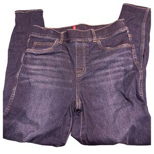 Spanx Medium Dark Wash Denim Skinny Jeans M